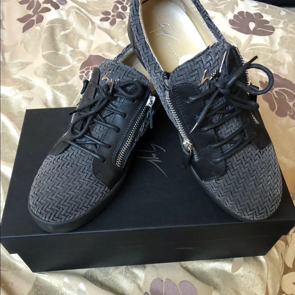 Giuseppe Zanoti Weave Sneakers Size 9